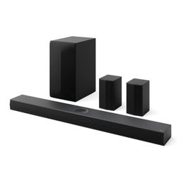 LG SQ75TR, 600W, 5.1.1Ch Home Theater Soundbar with Dolby Atmos, Center Up-Firing Speaker, AI Sound Pro, Wow Synergy, Wireless Subwoofer, Rear Speaker Inbuilt Receiver, QNED Matching Bracket Inside image 1