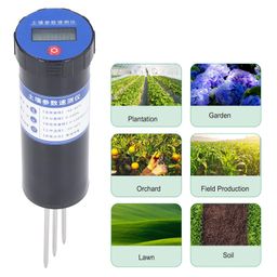 01 02 015 NPK Soil Sensor, pin Probe Design LCD Digital Display High Measurement Accuracy Good Corrosion Resistance Soil Moisture Conductivity for Agriculture image 3