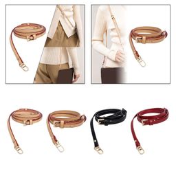 lyla Shoulder Strap Trendy PU Leather Bag Strap for Wallet Briefcase Modification Light Beige image 2