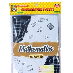 komodo craft KOMODO Handcrafted Project Sheets/Mathematics / A4 Size Sheets / 180 GSM/Pack For 10 Sheets/Ideal For School Project, Stationery/Students image 1