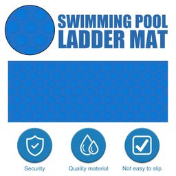 Dots Pattern Rubber Pool Ladder Pad 88x22cm Durable Multi Above Ground Pools Liner and Stairs image 4