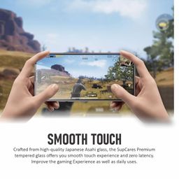 SupCares Military-Grade Gorilla Tempered Glass Screen Protector for iPhone 14 Pro (6.1 Inch) With Installation Kit | Edge to Edge Coverage | Black image 4