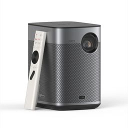 XGIMI Halo+ GTV 2024 NEW Portable Projector, Google TV with Licensed Netflix, 700 ISO Lumens, 2 x 5W Harman Kardon Speakers, Auto Focus, ISA, Wi-Fi, Built-in Battery with 2.5 Hours Playtime image 1