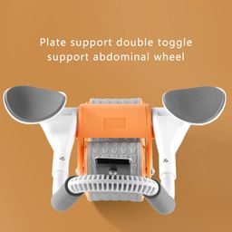 WEERSHUN Automatic Rebound Ab Abdominal Exercise Roller with Elbow Support and Timer - Perfect Core Exercise Equipment for Home Workouts - Ab Roller Wheel for Effective Abdominal and Core Strengthening (Orange) image 5