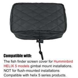 bandelt 2 Pack Fish Finder Screen Cover for Compatible with Humminbird Helix 5 All Series with Drawstring Professional Protection for Screen from Sun Weather Damage image 4