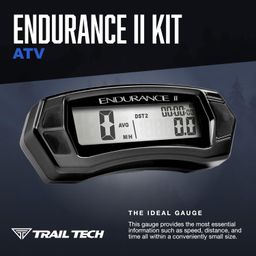 Trail Tech Trail Tech 202-118 Endurance II Digital Gauge Speedometer Kit image 2
