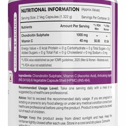 HealthyHey Nutrition Chondroitin Sulphate Support for Joints, 60 Capsules image 2