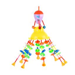 RATNA'S Merry go Round for Infants no.11, Attachable to Cradle or Window, Soothing Music and Various Shapes for Developing Imagination and Thinking Skills (Multicolor) image 4