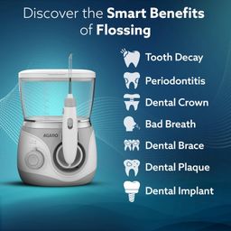 AGARO Tabletop Oral Irrigator with 2 Cleaning Modes & 10 Pressure Settings, 600ml Watertank, Oral Flosser image 3