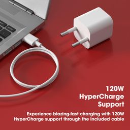 sounce Mi Usb To Type C 120W Hypercharge Cable, 6A Fast Charging Cable With Up To 480 Mbps High-Speed Data Transfer & Sync Cord Compatible With All Xiaomi Smartphones And Devices, White (1 Meter) image 3