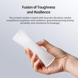 3IDEA ANYCUBIC Bio Resin, Odorless Standard Photopolymer Resin,Fast UV-Curing ABS Like Resin for 8K/10K/14K LCD 3D Printing (Grey, 1kg) image 4