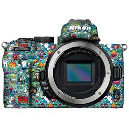 wrapture. Premium DSLR Camera Scratchproof Vinyl Protective Skin for Nikon Z50 DSLR Mirrorless Camera - No Residue Removal, Bubble Free, Scratch Resistant, Stretchable, HD Quality Printed - HDCS 003 image 1