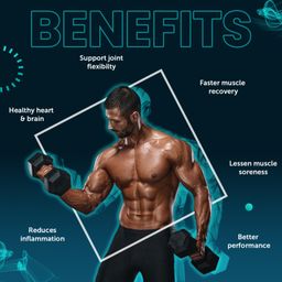 Neuherbs Gold Deep Sea Omega 3 Fish Oil Capsules - 60 Softgels|1080 Mg Epa & 720 Mg Dha|Fish Oil 1800 Mg Omega With Vitamin E & D3 For Muscle,Brain & Joints Support|Lemon Flavour,1 Count image 2