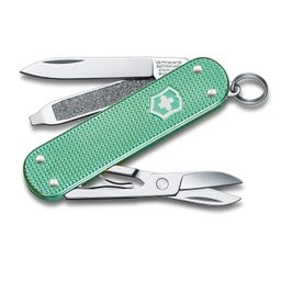 Victorinox Swiss Army Knife - FRESH. STYLISH. COLORFUL SWISS CLASSICS - 5 Function, Multitool with a Pair of Scissors in Alox Scales - Minty Mint, 58 mm image 1