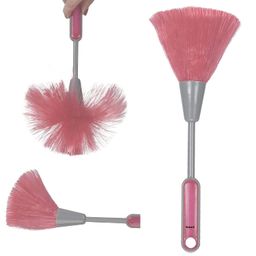 nimbose Nimbose® Mini Electrostatic Soft Whisk Mini Screen Cleaning Brush Duster, Manual Anti-Static Sweeper Broom (Multicolor, Pack of 3) image 3