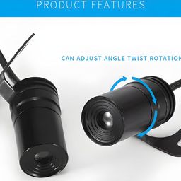 ELTRON TURBO Motorcycle LED Angel Wings Style Light Waterproof, Universal fit for All Motorcycle and Car Models (White Color Angel Wings Reflection) (Pack of 1 SET) image 3