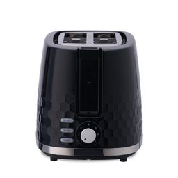 Morphy Richards Hive Series Pop Up Toaster With 2 Slice, Glossy Black, 850 Watts image 1