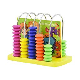 BKDT Marketing Educational Abacus 5 Rods for Kids Early Math Skills for Kids to Learn to Count, Add & Subtract with Colourful Beads - Mathematics Tool kit -Abacus Toys for Kids (Abacus 5 Rods) image 1