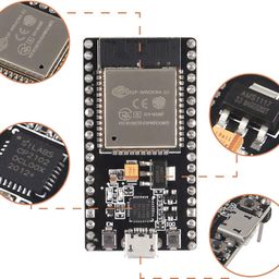 IDUINO ESP-WROOM-32 ESP32 ESP-32S Development Board 2.4GHz Dual-Mode WiFi + Bluetooth Dual Cores Microcontroller Processor Integrated with Antenna RF AMP Filter AP STA for iduino IDE - 38 Pin image 4