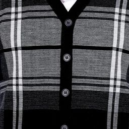 aarbee Sleeveless Front Open Buttoned Woollen Sweater for Men with Pockets image 5