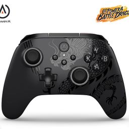 PowerA Battle Dragon™ Wireless Controller for PC and Cloud Gaming: Magnetic Hall Effect, Asymmetric Rumble Motors, 20h Playtime (Not for iOS) image 1