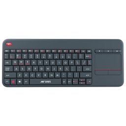 Ant Esports WK100 2in1 Wireless/Bluetooth Keyboard with Built In Touchpad-Wireless TV Keyboard with Multi-Touch Big Size Trackpad,Support 2 Devices for TV Windows Android,Chrome OS,Laptop,Tablet_Black image 1
