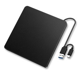 ymy Portable External CD DVD Burner, 2 in 1 USB3.0 & Type-C CD/DVD Disk Drive Player Burner Reader Writer Compatible for Laptop,Desktop,MacBook,Win11/10/8/7/XP, Linux,Mac OS,Vista image 3