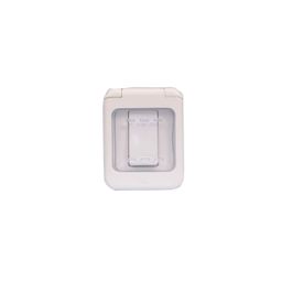 generic Epic Plastic Water Proof 1 Module Combi (6 Amp Switch) image 1