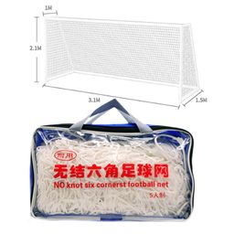 ATORSE 2 Pieces Soccer Goal Nets Lightweight Replacement for Practicing Beach Match 5 a Side image 2