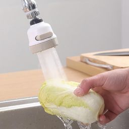 GLUN® 360° Rotation 3 Mode Kitchen Sink Faucet, Pack of 1, 3 Modes (Bubble, Flow & Shower) Universal Connector Foam Flow Tap Connectoritchen Sink Faucet image 1
