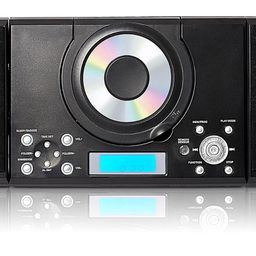 Grouptronics GTMC-101 MK2 CD Player Stereo Micro Compact HiFi with USB & MP3, AUX IN For Phone/Tablet, FM Radio, Clock Alarm, Desktop Stand or Wall Mountable & Remote Control image 5