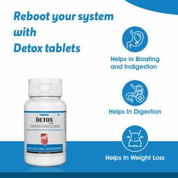 teamex Detox tablets help in digestion an Metabolism 100% natural ingredient | Liver cleanse & detox supplements for men & women | Liver, gallbladder support | 30 tablet image 3