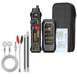 MERISHOPP®Network Cable Tester LED Lamp Portable Multipurpose for Office Network Cable Black|Computers/Tablets & Networking | Computer Cable Testers|1 Piece Transmitter image 1