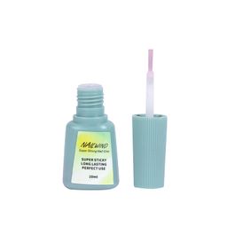 NAILWIND Brush On Nail Glue - Fast Drying Adhesive for Glue-On Nails & Repairs with Brush-On Applicator, Ideal for Tips & Wraps, Net 10ml image 1