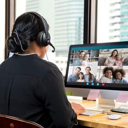 Aluratek Wired USB Stereo Headset with Noise Cancelling Boom Mic and in-Line Controls, for Distance Learning, Zoom, MS Teams, Video Conferencing, Skype, Gaming, Music Play, Webinars (AWHU02FB), Black image 5
