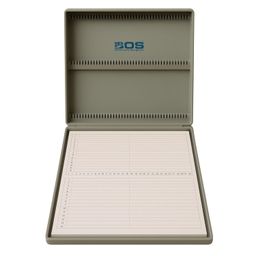 Bos Medicare Surgical Slide Storage Box – 100 Capacity, Premium Quality for Microscope Glass Slides | Ideal for Laboratory Use | Educational & Research Use | blank microscope slides | Medical Usages image 1