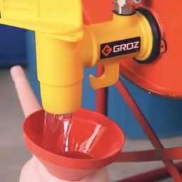 GROZ 2 Inch Drum Faucet/Tap with Fluid Level Checker| | Polyethylene Drum Tap 2 Inch |Built in Hanger| For 2” Threaded Openings on Drums | FAU/0-2 image 4