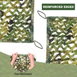 FLYEGO Camo Netting Camouflage Netting 6.5 x 10ft 10 x 13ft 13 x 20ft Hunting Blind Camo Net Camouflage Nets Military Surplus for Shooting Party Decoration Photograph Car Cover Sunshade image 3
