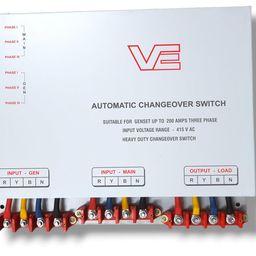 generic VE AUTOMATIC CHANGEOVER SWITCH 200 AMPS | FOUR POLE | THREE PHASE | AUTOMATIC CHANGEOVER | INPUT SUPPLY 250V-415V | HEAVY DUTY image 2