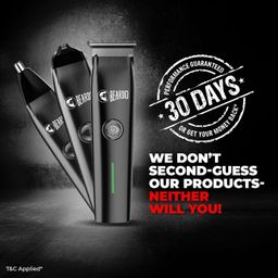 Beardo Ape-X Prime 3-in-1 Multipurpose Trimmer for Men | Grooming Kit : Beard Trimmer, Precision Trimmer, Ear & Nose Trimmer | Stainless Steel self-sharpening blades | Type C charging image 2