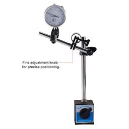 Digital Craft Dial Indicator Gauge 0-10mm/0.01mm High Accuracy Dial Indicator Micrometer Precise Concentricity Measurement Instrument Tools with Flexible Magnetic Stand Table Scale Indicators Tools image 2