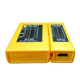 PARUHT HDMI+RJ45 Tester, High Definition 2-IN-1 HDMI & RJ45 Digital Tester Checker for Lan Cable Detector, Saffron HDRJ45-TT image 3