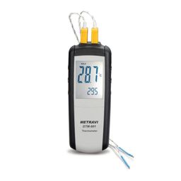 Metravi DTM-901 Dual Input Digital Industrial Thermometer for K or J contact-type thermocouples image 1