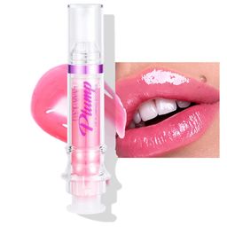 VBA Lip Plumper Glossy Lipstick - Hydrating, Volumizing, High-Shine Glass Mirror Glaze Makeup in Injection Shape (6 Color Shades) image 5