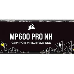 Corsair MP600 PRO NH 1TB PCIe Gen4 x4 NVMe M.2 SSD – 3D TLC NAND – M.2 2280 – Direct Storage Compatible- Up to 7000MB/s & 5700MB/s Sequential Read/Write Speed - No Heatsink - CSSD-F1000GBMP600PNH image 1