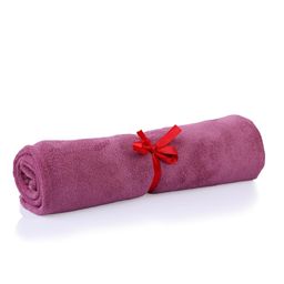 sellsworld Microfiber Bath Towels | (70x140) Extra Soft Plush & Quick Dry High Absorbency with Large Size Towels for Bathing(Pack of 1) (Wine) image 2