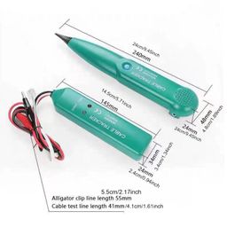 MERISHOPP®Network Cable Tester Telephone Line Testing Tool for Network Line Installing|Electrical & Test Equipment | Test Meters & Detectors |1 Set of Network Cable Tester Kit, 1 Instruction Manual image 2