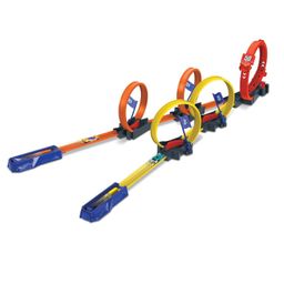 Hot Wheels® Multi-Loop Race Off™ Playset, with 1 Car, Knock Down Flags to Score Points & Break The Loop, Toy for Kids 4 to 10 Years Old​ image 4