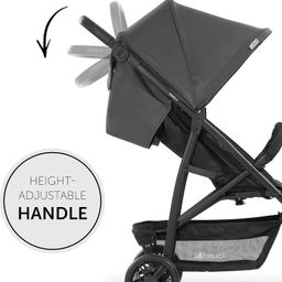 Hauck Rapid 4 Baby Stroller-Ultra Compact and Lightweight Buggy with 5-Point Harness, One Hand Fold, Removable Bumer Bar, Pram for Kids from Birth Up to 25 Kg-Approx. 4 Years,Grey image 5