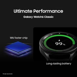 Samsung Galaxy Watch6 Classic Bluetooth (47mm, Silver, Compatible with Android only) | Introducing BP & ECG Features image 3